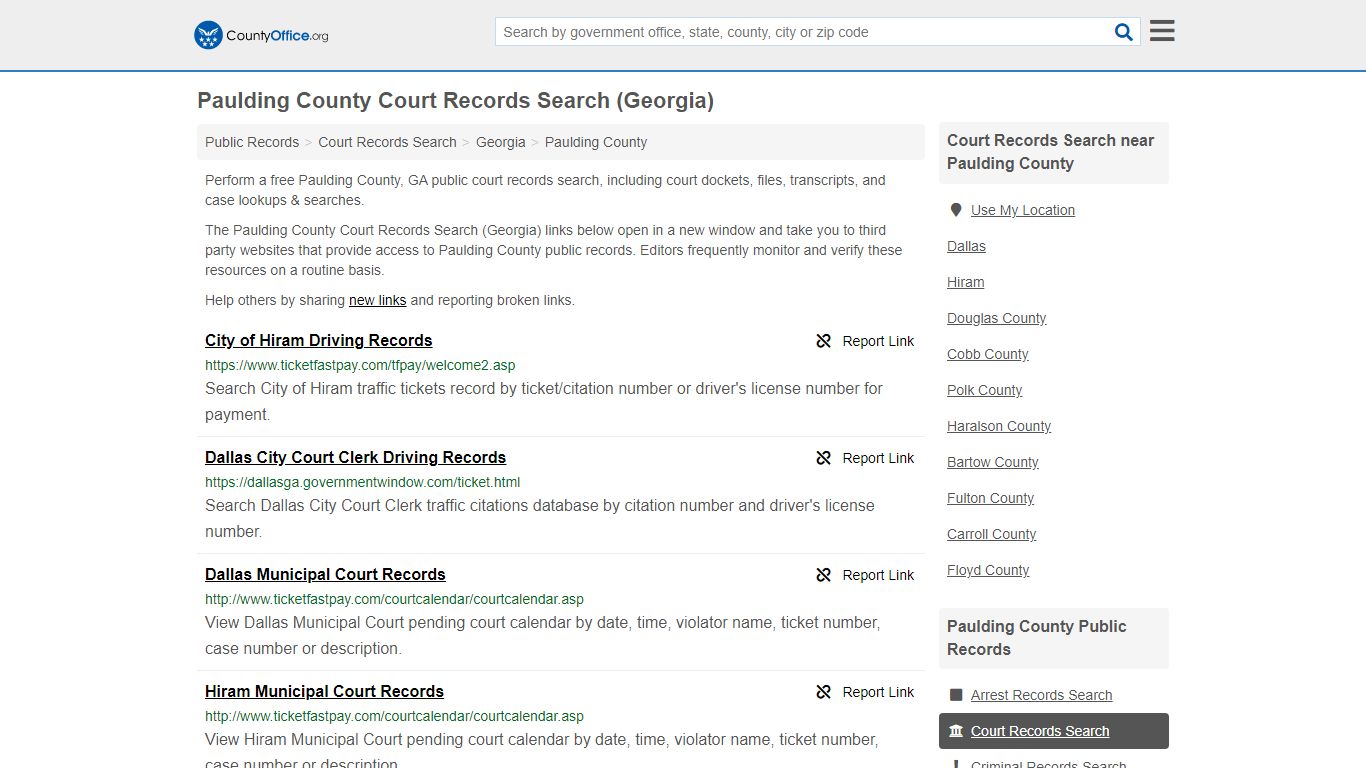 Court Records Search - Paulding County, GA (Adoptions ...
